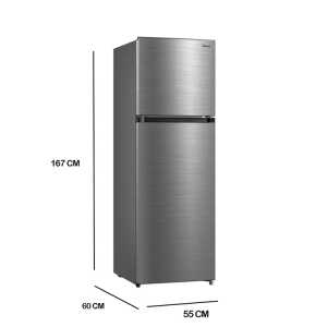 MIDEA 10CUFT/264L TOP MOUNT REFRIGERATOR INVERTER 115V SILVER | MDRT385MTR46 - Image 