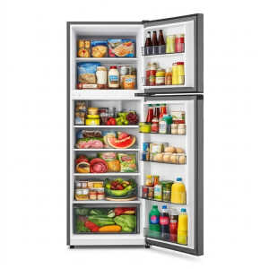 MIDEA 10CUFT/264L TOP MOUNT REFRIGERATOR INVERTER 115V SILVER | MDRT385MTR46 - Image 
