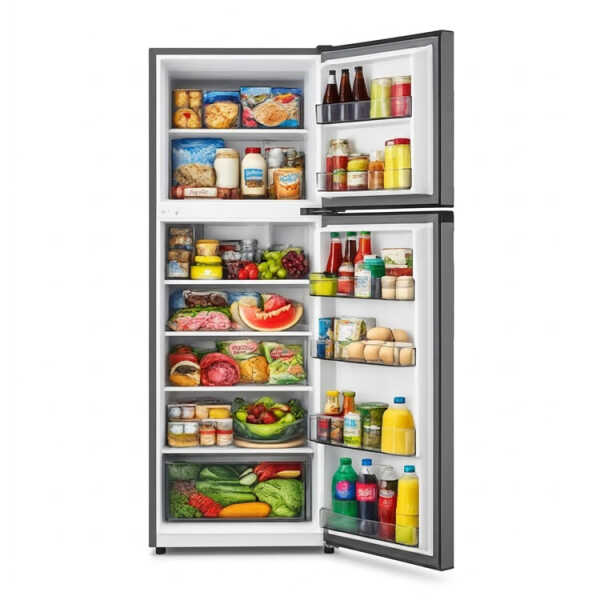 MIDEA 10CUFT/264L TOP MOUNT REFRIGERATOR INVERTER 115V SILVER | MDRT385MTR46 - Image 