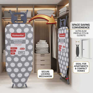 HOMESTAR IRONING BOARD 48"X18" (ASSORTED COLORS) | NS332977 - Image 