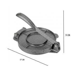 HOMESTAR 17CM CAST IRON TORTILLA PRESS GREY | NS353884 - Image 