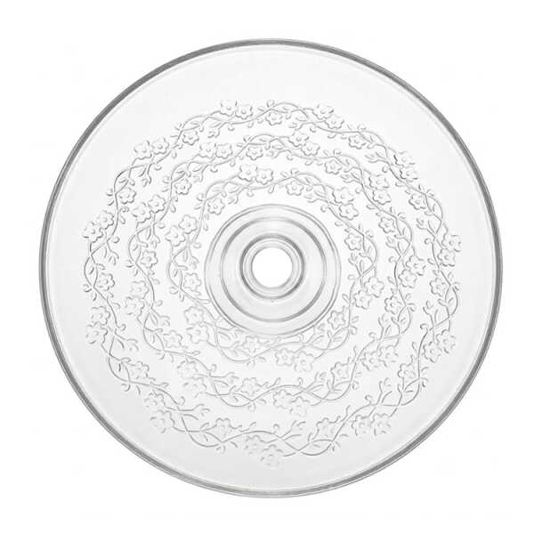 ROUND GLASS CAKE COVER STAND DIA29XH19CM | NS432948 - Image 