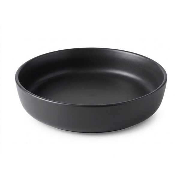 CHEFMAKER PHOENIX CERAMIC DINNERWARE SET BLACK 16PCS (4X MUGS/4 BOWLS/4X BIG PLATES/4X SMALL PLATES) | NS433234 - Image 