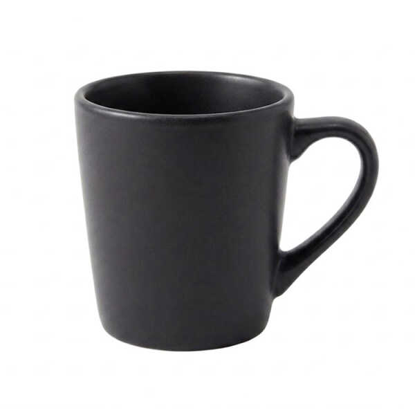 CHEFMAKER PHOENIX CERAMIC DINNERWARE SET BLACK 16PCS (4X MUGS/4 BOWLS/4X BIG PLATES/4X SMALL PLATES) | NS433234 - Image 