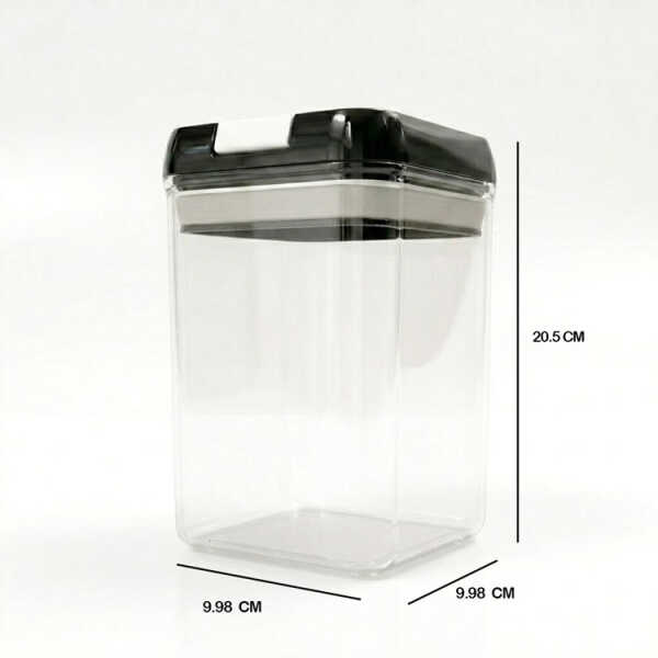 7PCS PLASTIC FOOD STORAGE CONTAINER SET (1X1.9L | 2X1.2L | 2X0.8L | 2X0.5L) | NS434088 - Image 