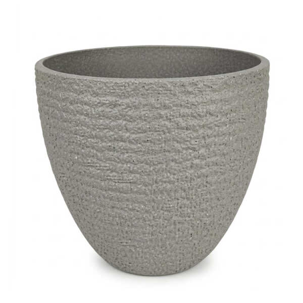 ROUND PLASTIC PLANT POT DIA37XH34CM ASSORTED COLORS | NS438160 - Image 