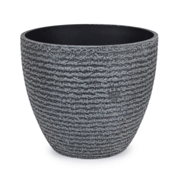 ROUND PLASTIC PLANT POT DIA50XH43CM ASSORTED COLORS | NS438162 - Image 