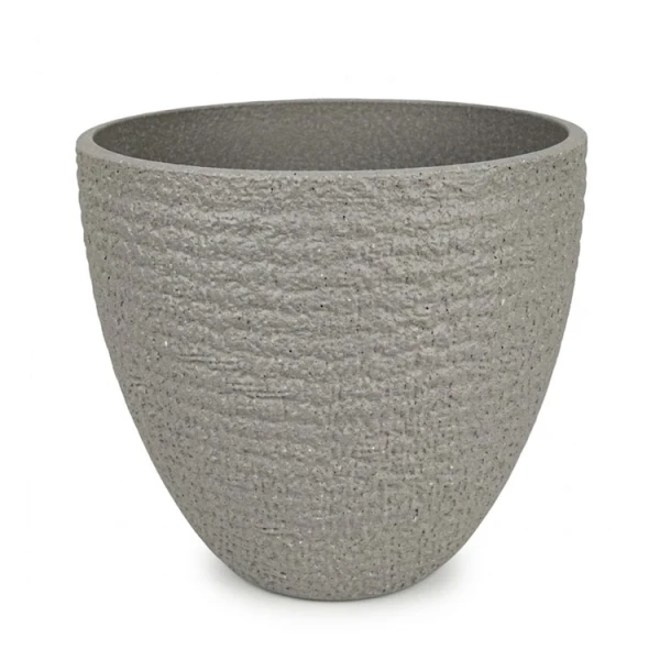 ROUND PLASTIC PLANT POT DIA50XH43CM ASSORTED COLORS | NS438162 - Image 