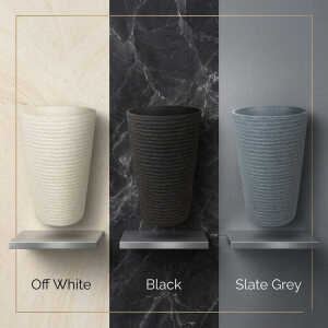 CYLINDER PLASTIC PLANT POT DIA35XH51CM ASSORTED COLORS | NS438164 - Image 