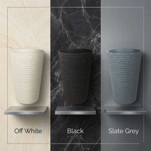 CYLINDER PLASTIC PLANT POT DIA35XH51CM ASSORTED COLORS | NS438164 - Image 