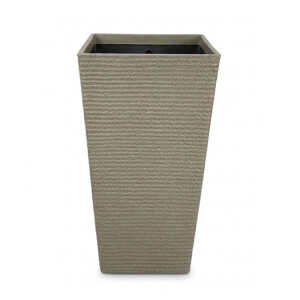 SQUARE PLASTIC PLANT POT W40XD40XH69CM ASSORTED COLORS | NS438168 - Image 