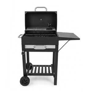 BBQ GRILL WITH 2 WHEELS BLACK W89XD43XH91CM | NS444071 - Image 