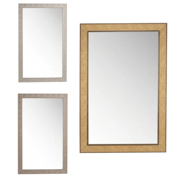 RECTANGULAR WALL MIRROR W30XD60CM ASSORTED FRAME COLORS | NVL5813118 - Image 