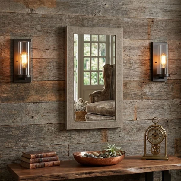 RECTANGULAR WALL MIRROR W30XD60CM ASSORTED FRAME COLORS | NVL5813118 - Image 