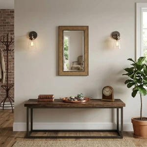 RECTANGULAR WALL MIRROR W30XD60CM ASSORTED FRAME COLORS | NVL5813118 - Image 