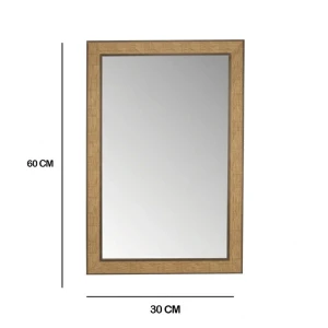 RECTANGULAR WALL MIRROR W30XD60CM ASSORTED FRAME COLORS | NVL5813118 - Image 