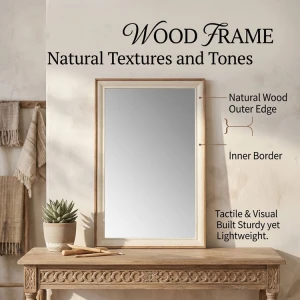 RECTANGULAR WALL MIRROR W30XD60CM | NVL5813120 - Image 