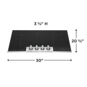 FRIGIDAIRE PROFESSIONAL 4 BURNER 30" INDUCTION COOKTOP BLACK | PCCI3080AF - Image 