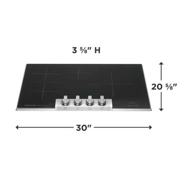FRIGIDAIRE PROFESSIONAL 4 BURNER 30" INDUCTION COOKTOP BLACK | PCCI3080AF - Image 