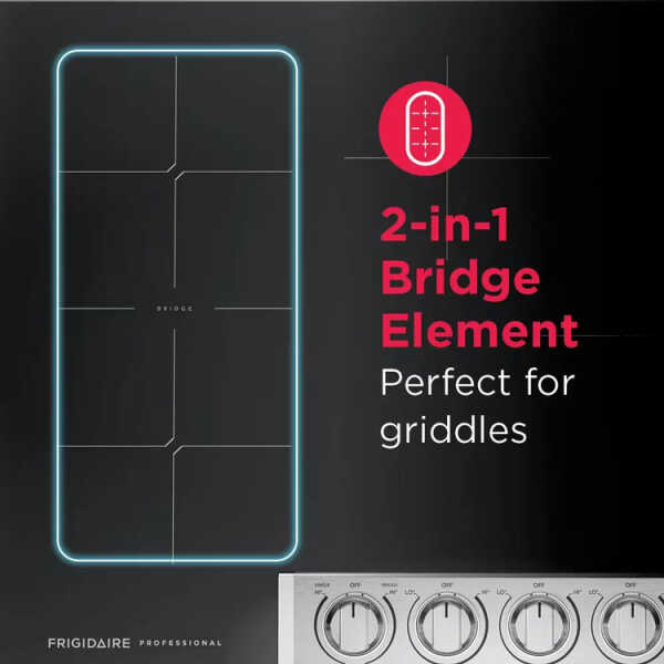 FRIGIDAIRE PROFESSIONAL 4 BURNER 30" INDUCTION COOKTOP BLACK | PCCI3080AF - Image 