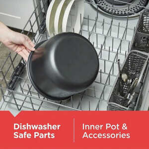 BLACK & DECKER 6QT/5.7L ELECTRIC PRESSURE COOKER SILVER 1000W-120V | PR100SD - Image 
