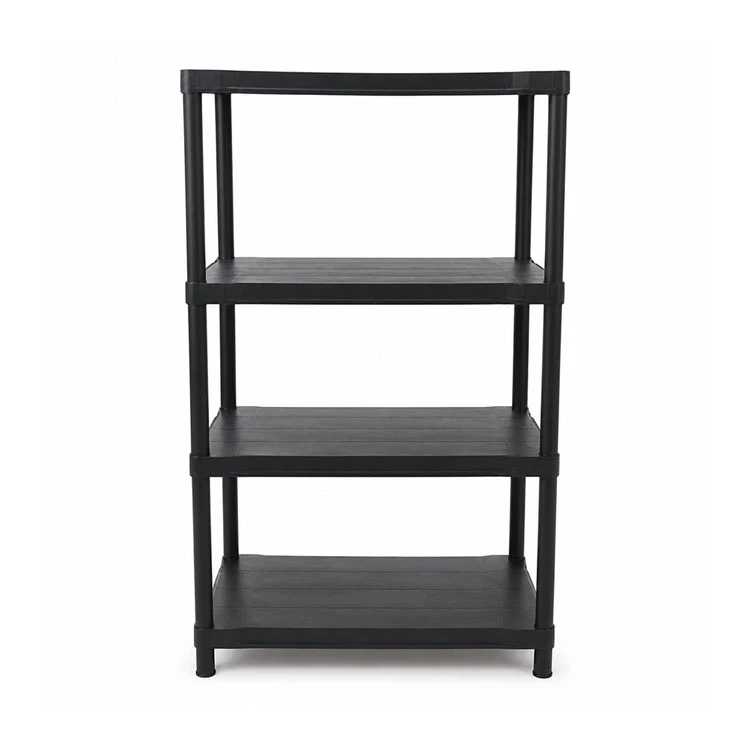4 Level Black Storage Organizer Rack | PTR-08