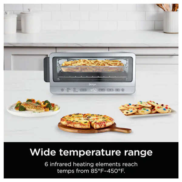 NINJA FLIP 8-IN-1 AIR FRYER & TOASTER OVEN, SS | SP151 - Image 