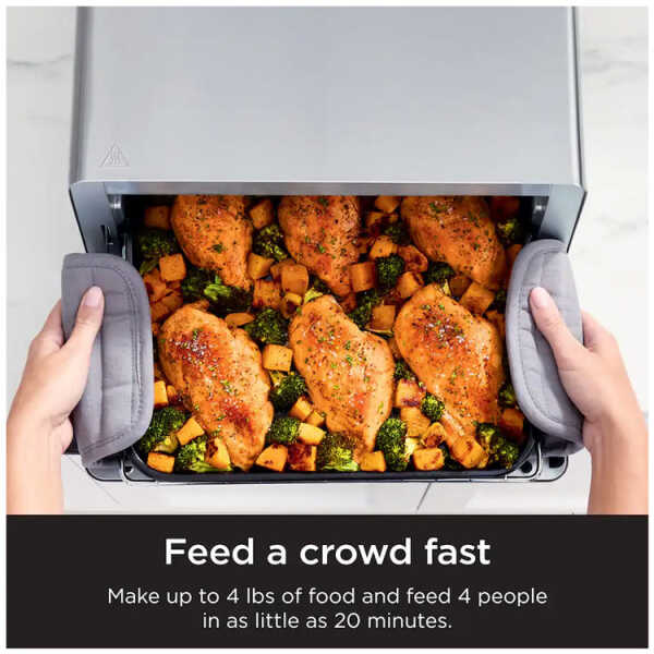 NINJA FLIP 8-IN-1 AIR FRYER & TOASTER OVEN, SS | SP151 - Image 