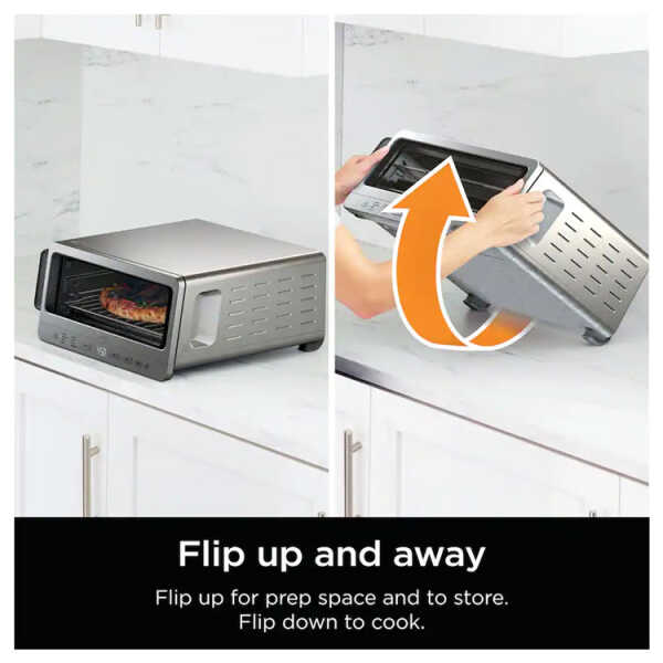 NINJA FLIP 8-IN-1 AIR FRYER & TOASTER OVEN, SS | SP151 - Image 