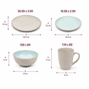 DINNERWARE SET 16 PIECES | ST-5021 - Image 