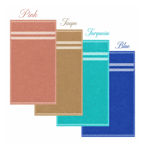 CASA LUX 4PCS COTTON KITCHEN TOWEL SET | STMP-2 - Image 