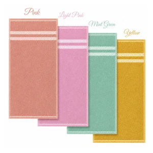 CASA LUX 4PCS COTTON KITCHEN TOWEL SET | STMP-2 - Image 