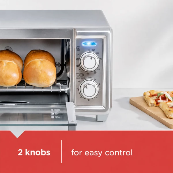BLACK & DECKER 4 SLICE CONVECTION COUNTER TOP TOASTER OVEN | TO4120-1SDLA - Image 