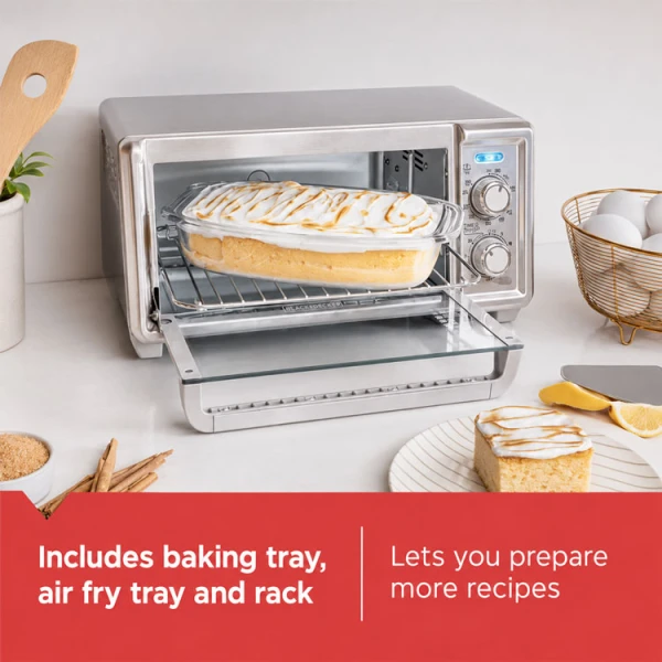 BLACK & DECKER 4 SLICE CONVECTION COUNTER TOP TOASTER OVEN | TO4120-1SDLA - Image 