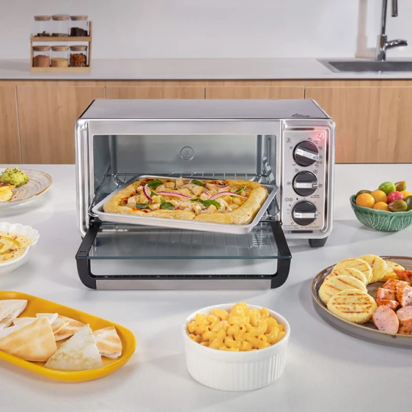 BLACK & DECKER 4-SLICE COUNTERTOP TOASTER OVEN | TO4130-0SDLA - Image 