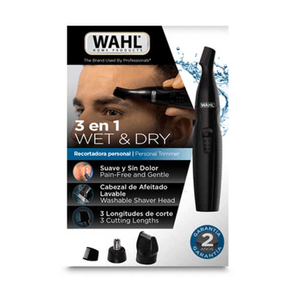 WAHL MINI 3 IN 1 NOSE, EAR & BROW TRIMMER | WAH-5608-1308 - Image 