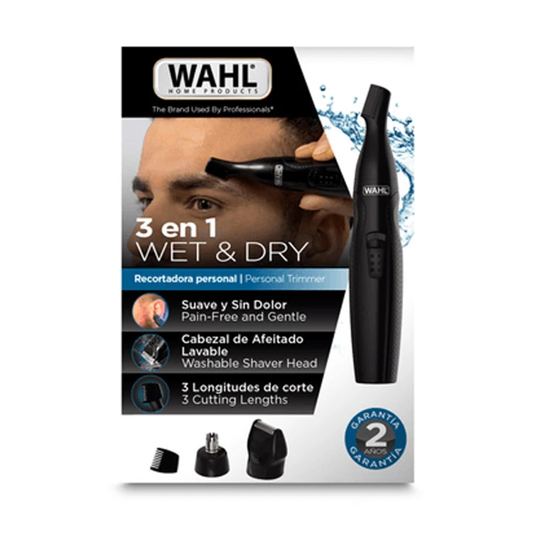 Wahl mini 3 in 1 nose, ear & brow trimmer – all-in-one personal care