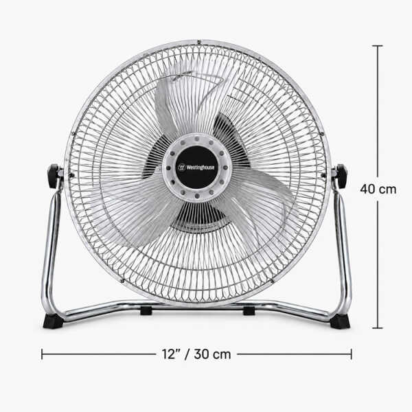 WESTINGHOUSE 12" HIGH VELOCITY FAN | WS-FHVMF12CH - Image 