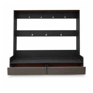SHOE RACK WITH COAT HANGER & STORAGE CABINET | XG008520 - Image 