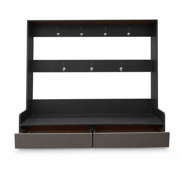 SHOE RACK WITH COAT HANGER & STORAGE CABINET | XG008520 - Image 