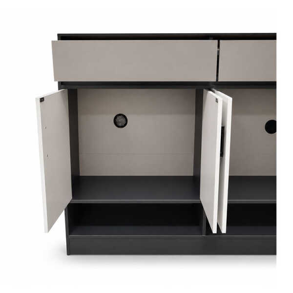 SHOE RACK WITH COAT HANGER & STORAGE CABINET | XG008520 - Image 