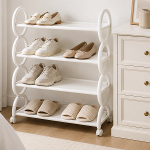 SIMPLE MULTIFUNCTIONAL 4-TIERS SHOE RACK 57X19X72CM | FSK10444 - Image 