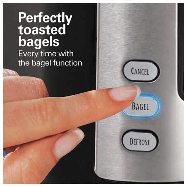 HAMILTON BEACH 4-SLICE EXTRA-WIDE SLOTS TOASTER | 24633G - Image 