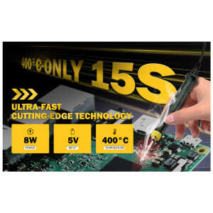 NIPPON AMERICA 8W-5V USB SOLDERING IRON, 2-IN-1 HEATING ELEMENT | 79B8W-USB - Image 