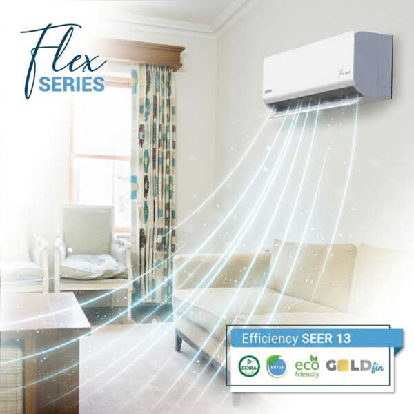ADINA 24000BTU AIR CONDITIONER SEER 13 NON INVERTER 220V | AFLEX-C-24 - Image 