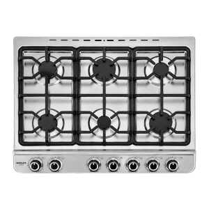 BERKLAYS 30" STAINLESS STEEL 6 BURNERS GAS RANGE | BC8530G4SR.16 - Image 