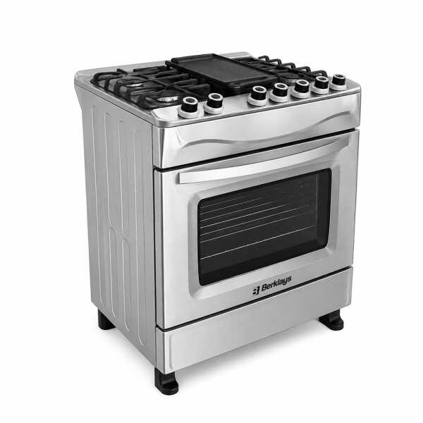 BERKLAYS 30" STAINLESS STEEL 6 BURNERS GAS RANGE | BC8530G4SR.16 - Image 