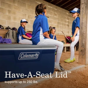 COLEMAN CLASSIC SERIES™ 120QT/113L COOLER TWILIGHT BLUE | CN2179172 - Image 