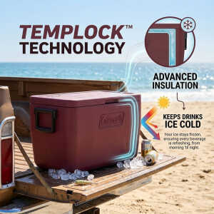 COLEMAN CHILLER™ 48QT/45L COOLER RED | CN2226953 - Image 
