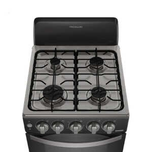 FRIGIDAIRE 20" 4 BURNER GAS RANGE W/ ELECTRIC IGNITION BLACK | FKGN20C3MYB - Image 